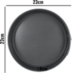 Cake ring with Teflon non-stick coating, 23 cm diameter, gray