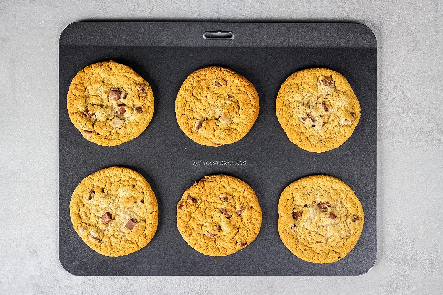 Baking Sheet with PTFE, PFOA and BPA Free Non Stick, Robust 1mm Thick Carbon Steel, 35 x 28cm Secondary image
