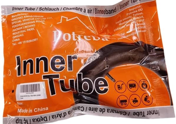 3.50-8 Inner Tube with TR13 Straight Valve for Wheelbarrow, Garden Cart and Sack Barrow Tyres - Butyl Rubber, 14 Inch Size, 8 Inch Rim