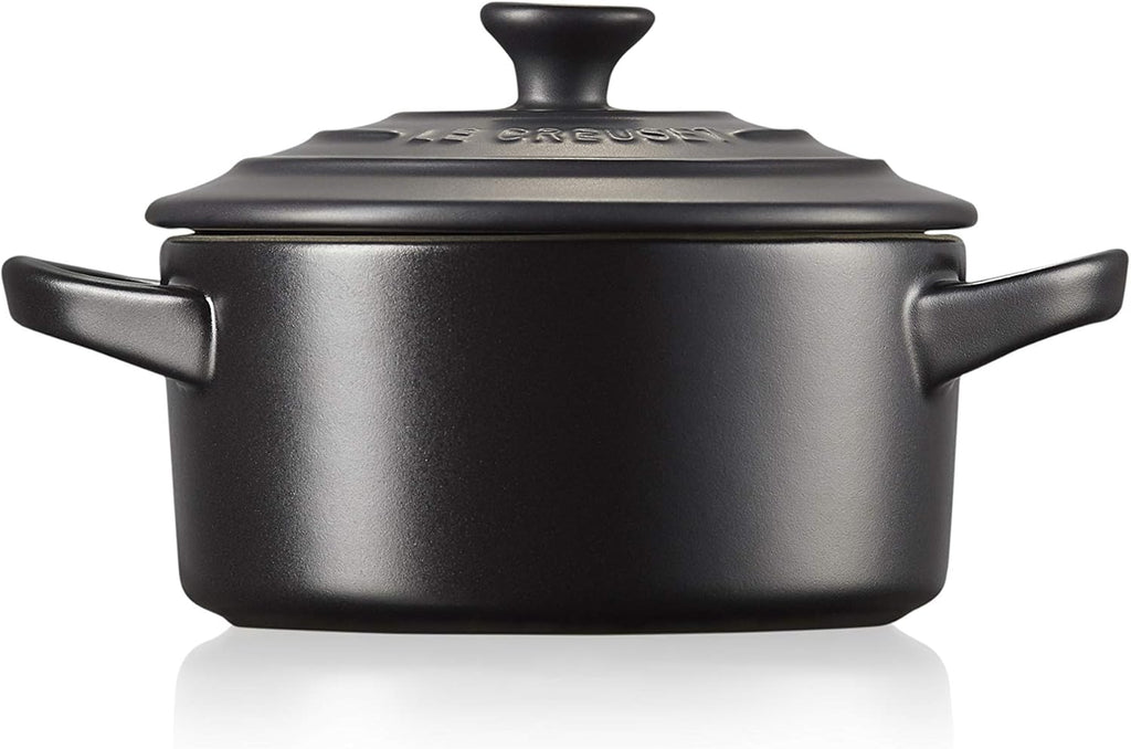 Stoneware Petite Round Casserole, 0.25 L, Matte Black, 71901100000100