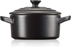 Stoneware Petite Round Casserole, 0.25 L, Matte Black, 71901100000100