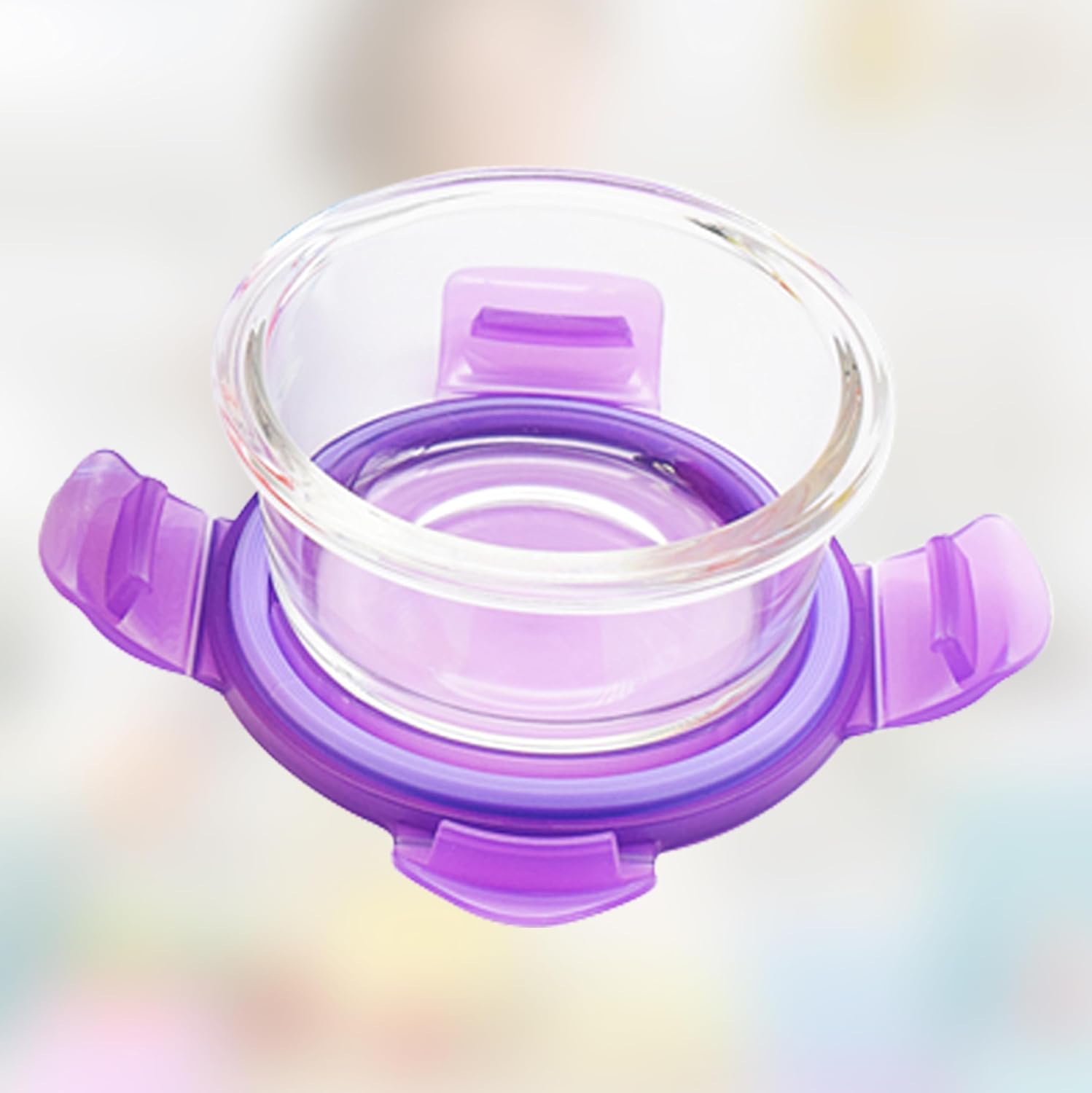 Baby Glass Food Containers with Lids (200ml, 6PCS) - BPA-Free Airtight Glass Bowl for Freezer, Meal Prep, and Microwavable Use - Ideal for Lunch Box and Snack Storage Secondary image
