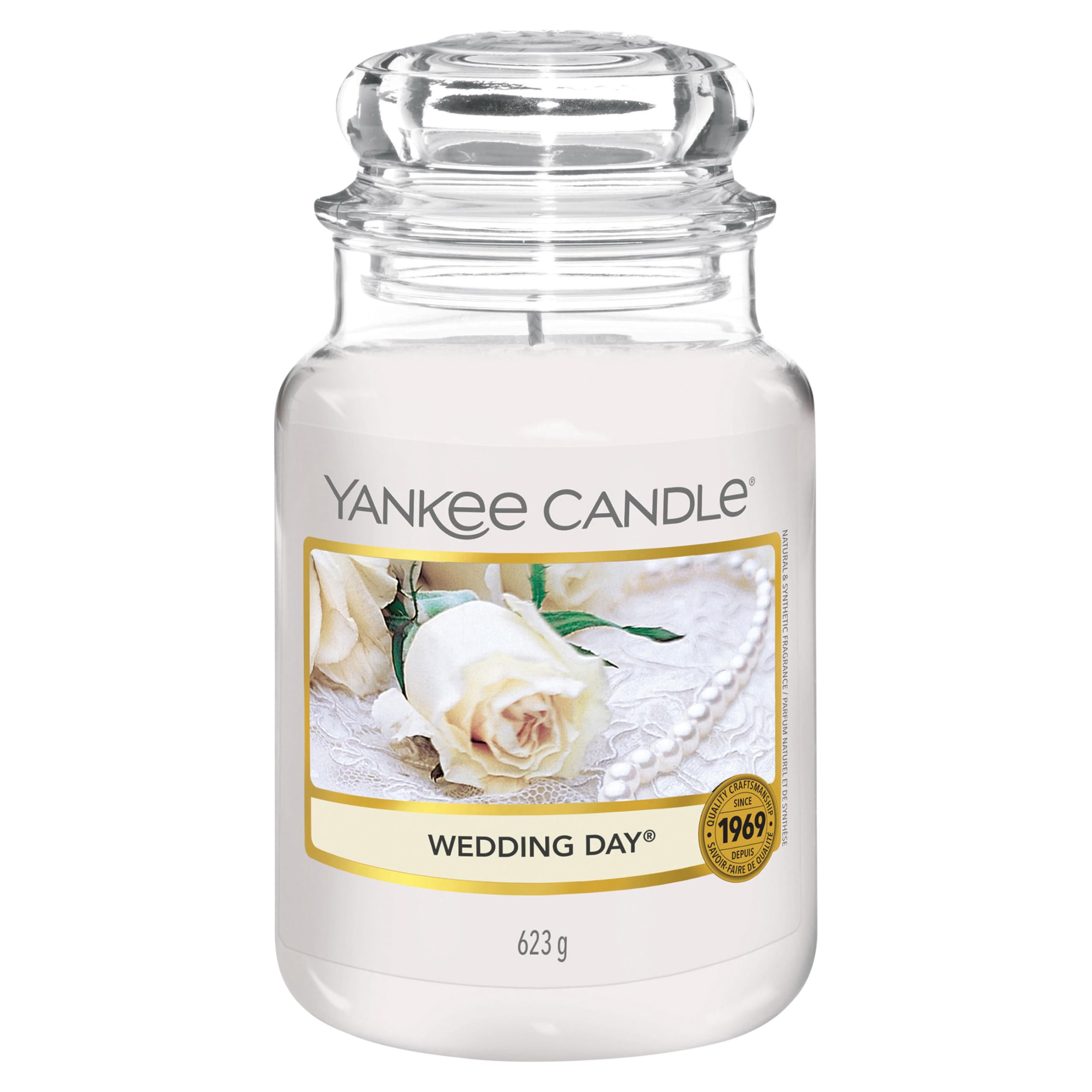 Scented Candle | Wedding Day Large Jar Candle | Long Burning Candles: up to 150 Hours | Gifts for Women