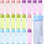 20 Pack Kids Plastic Water Bottle Bulk 500ml Sport Water Bottle, Reusable Square Drink Bottles, Lightweight Leakproof Beverage Bottles with Handle Strap for School, Gym, Outdoor Fitness, Travel