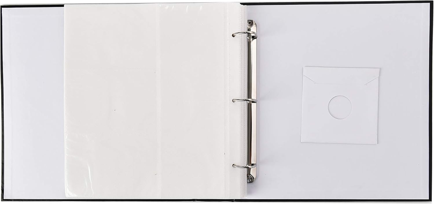 Large Slip In Photo Album Holds 500 Photos 6'' x 4'' Gold Stamp Padded Cover Black