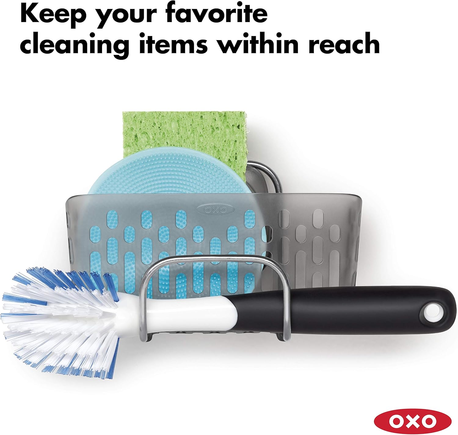 OXO Good Grips Stronghold Suction Sinkware Organizer