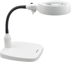 10X LED Magnifying Lamp Desktop Magnifier With Daylight Bright Lights and Flexible Gooseneck for Reading, Working, Hobby, Soldering and Crafts (USB Lighted)