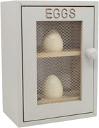 APOLLO THE HOUSEWARES BRAND 4936 Egg cabinet GREY, Wood, 12 x 18 x 25 cm