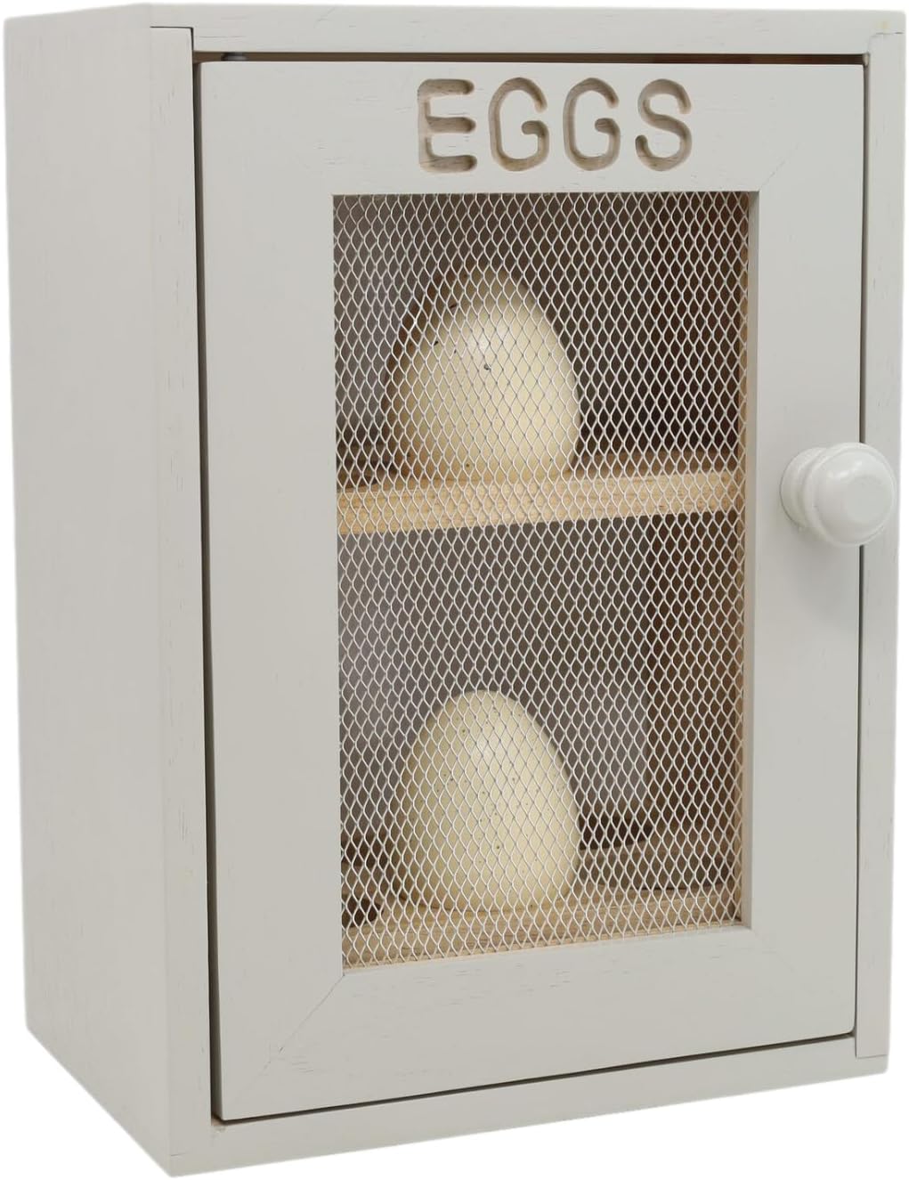 APOLLO THE HOUSEWARES BRAND 4936 Egg cabinet GREY, Wood, 12 x 18 x 25 cm