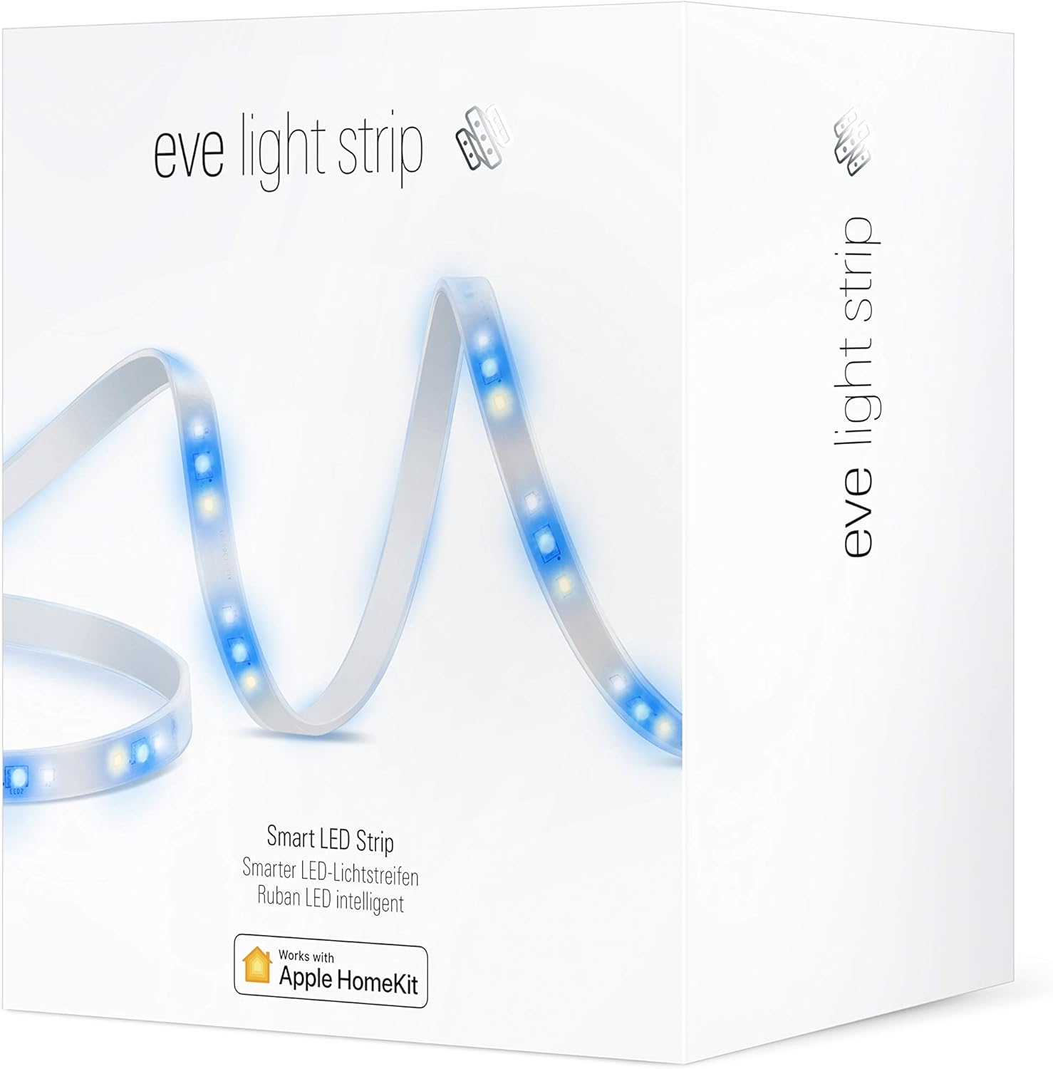 Eve Light Strip (UK-Version) - Smart LED Light Strip, Full-Spectrum White and Color, 1800 lumens, no Bridge Necessary, Adaptive Lighting (Apple HomeKit)