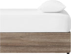 GC GAVENO CAVAILIA Super Dreamer King Size Fitted Sheet White - Plain Bedding Sheet With Elastic Corner - Polyester Fabric Bedsheet