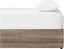 GC GAVENO CAVAILIA Super Dreamer King Size Fitted Sheet White - Plain Bedding Sheet With Elastic Corner - Polyester Fabric Bedsheet