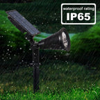 Halloween LED Solar Spotlights Violet, Super Bright 250LM Outdoor Security Garden Landscape Lamps, Auto-on at Night/Auto-Off by Day,180°Angle Adjustable for Patio,Tree,Deck,Wall, Pool Area