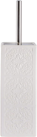 22651100 Toilet brush Cordoba White - toilet brush holder, closed form, Ceramic, 9.5 x 35 x 9.5 cm, White