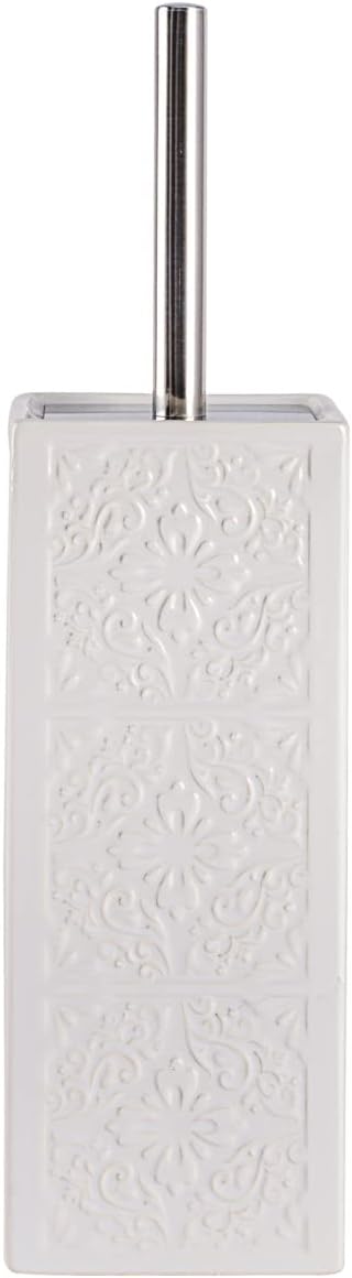 22651100 Toilet brush Cordoba White - toilet brush holder, closed form, Ceramic, 9.5 x 35 x 9.5 cm, White