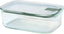 Glass food container EasyClip - Glass food containers with lids - Click closure - Suitable for the microwave, steamer, oven, refrigerator & freezer - Airtight & leakproof - 1000 ml - Nordic