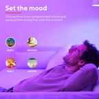 WiFi CCT - E27-71298-02 Smart Bulb, Dimmable LED Bulb, Works with Alexa and Google Home, No Hub, 2.4GHz WiFi Bulb, E27 Screw Bulb, Warm to Cool, White Ambience [Amazon Exclusive] - 2 Pack
