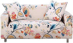 Stretch Sofa Coves, Polyester Spandex Printed Elastic Couch Sofa Slipcovers, 4 Seater Furniture Protector Covers, 88-114" Long with Anti-Slip Foam (DreamFlower)
